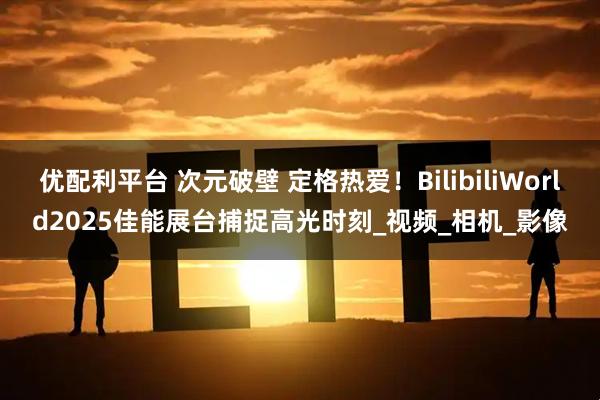 优配利平台 次元破壁 定格热爱！BilibiliWorld2025佳能展台捕捉高光时刻_视频_相机_影像